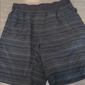Black Lululemon shorts, size large